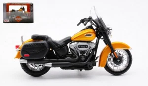 MODELLINO MOTO STATICO MAISTO HARLEY DAVIDSON HERITAGE CLASSIC 2023 ORO 1/18 - Foto 1 di 5