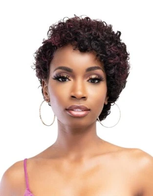 Janet Collection Lavish 100% Virgin Human Hair Wig - EMILIA - Image 1 of 4