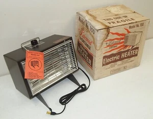 Neu! NOS!! NEUWERTIG! Vintage LAKEWOOD "Tragbare Elektroheizung" Modell #100 (1320 Watt) - Bild 1 von 6