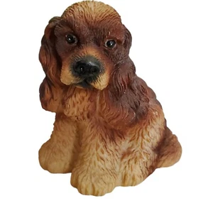 Vintage Cocker Spaniel Dog Resin Sculpture Figurine - Picture 1 of 9