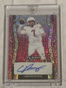 2022 Leaf Flash Cameron Rising Auto #/15 Pink Prizm SSP Utes - Picture 1 of 2