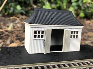 GWR Pagoda style Station room building with open doors and glazing - OO9/OO/HO - Picture 1 of 8