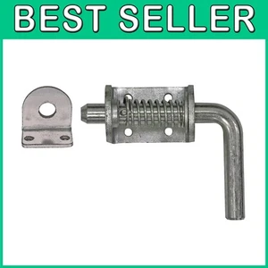 Heavy Duty Utility Latch, Spring Loaded Bolt, 1 Count - Picture 1 of 3