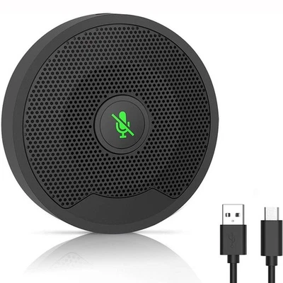 Black Colored UM10 USB Conferencing Microphone for a Touch of Elegance - Image 1 of 4