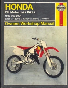 HONDA CR80 R,RB EXPERT,CR125 R,CR250 R,CR500 R,MOTOCROSS HAYNES HANDBUCH 1986-2001 - Bild 1 von 1