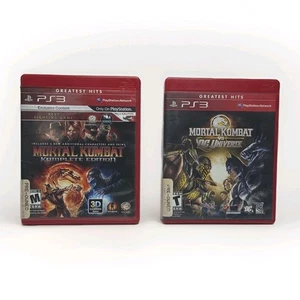 Mortal Kombat Komplete Edition GH & Mortal Kombat Vs. Dc Universe - (PS3) LOT 2 - Picture 1 of 6
