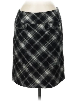 Falda Sahalie de cuero sintético negra para mujer 6 Foto 1 de 2