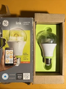 GE Link A19 Smart Connected LED Bulb 12W 60W Soft White Wink - Picture 1 of 1