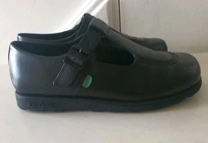 Kickers Size 6 (39) Women's Fragma T Buckle Leather School / Work Shoes - Picture 1 of 10