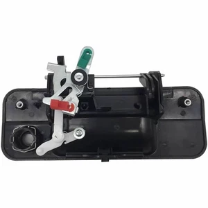 Tailgate Latch Handle For Toyota Tundra 2007-2013 Textured With Keyhole - Picture 1 of 7