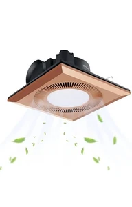 Bathroom Exhaust Fan With Light, 374Cfm Large Airflow Ceiling Mount Exhaust Vent - Picture 1 of 7