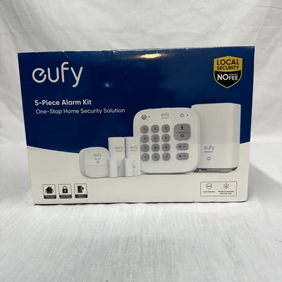 BRAND NEW SEALED-EUFY 5-Piece Home Alarm Security Kit (T8990121-4)  - Image 1 of 4