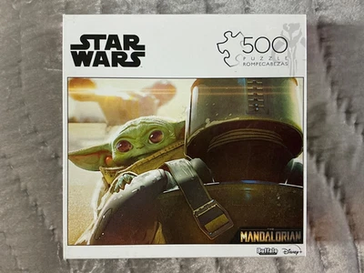 Buffalo Games Star Wars The Mandalorian Baby Yoda Jigsaw Puzzle 500 Piece Sealed - Image 1 of 2