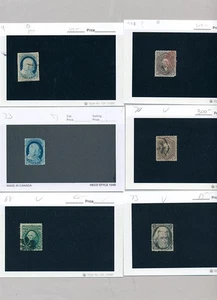 drbobstamps US Mixed Condition Dealer Stamps in Stock Cards (See Description) - Picture 1 of 11