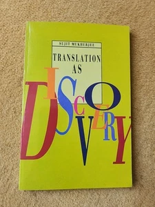 Sujit Mukherjee, Translation as Discovery, 1994 Uncorrected Advance Copy, VG PB - Picture 1 of 6