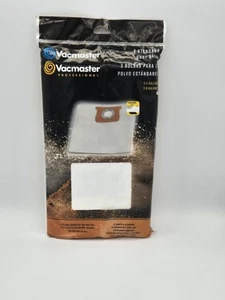 Vacmaster VDBS 5-6 Gallon Standard Dust Bag 3Pack Vacuum Bags Vacmaster/Shopvac - Picture 1 of 2