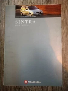 Folleto de transporte de personas 1998 VAUXHALL SINTRA 2.2i CD 3.0i V6 CDX 7 asientos - Imagen 1 de 1