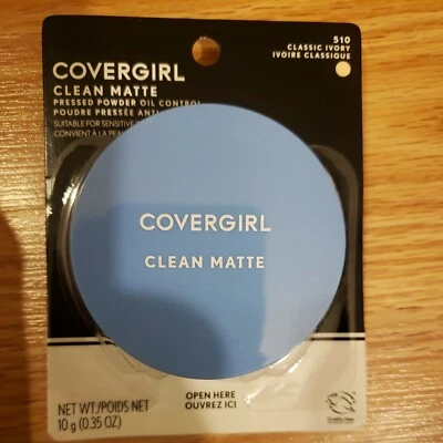 Covergirl Clean Matte Oil Control Compact Pressed Powder: Classic Ivory [510] - Image 1 of 4
