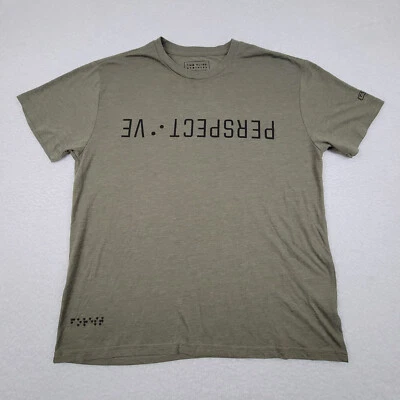 Camiseta Two Blind Brothers Cuello Redondo Perspectiva Para Hombre XL Verde EE. UU. Manga Corta Foto 1 de 4