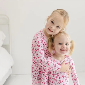 SF977 Esme Girls Comfortable Full Length Sleepwear Pajamas Ice Cream, Sketch - Picture 1 of 11