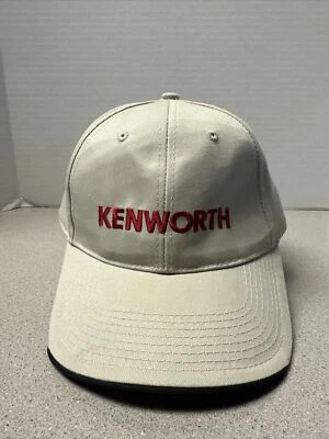 Kenworth Trucks Sombrero/Gorra Correa Trasera Ajustable Caqui con Bordado Rojo Foto 1 de 4