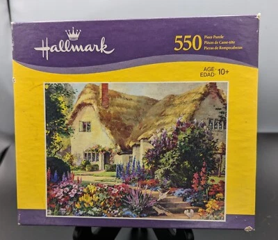 2004 Hallmark  550 Piece Puzzle Country Garden New/Sealed  Hasbro MB  - Image 1 of 3