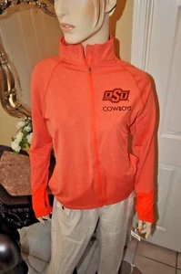 NWT Rivalry Threads - OSU COWBOYS ORANGE full-zip jacket THUMBHOLES, size L NCAA - Picture 1 of 4