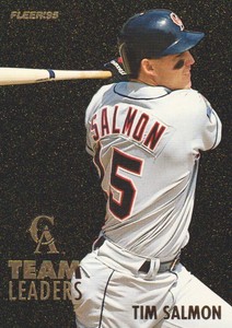 1995 Fleer Baseball Team Leaders #3 Tim Salmon/Chuck Finley Angels