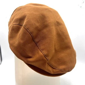 Hat Flipside Flat Paperboy Cap 100% Organic Wool Adjustable. Brown NWT - Picture 1 of 8
