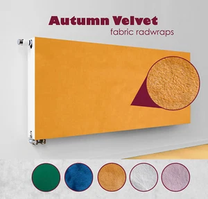 Herbst Samt Radwrap (VORBESTELLUNG) - magnetische Heimheizkörperabdeckungen - Bild 1 von 14