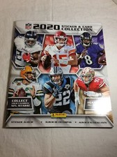 2020 Panini NFL Sticker & Card Collection Football Album Mahomes, Lamar, Run CMC