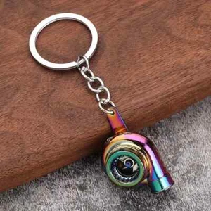 Turbocharger Mini Car Part Keychain - Picture 1 of 2