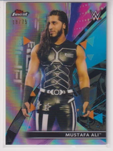 Mustafa Ali 2021 Topps Finest WWE Rose Gold Refractor Card $1.00 Shipping 18/75 - Picture 1 of 1