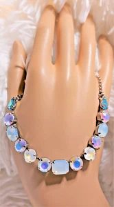 *NEU* & *NICHT MEHR PRODUZIERT* ~ Sorrelli ~ "GLACIER & SILVERTONE BIB" ~ Halskette ~ 145 $ - Bild 1 von 12