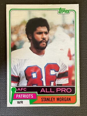 Stanley Morgan 1981 Topps Football Card #290 New England Patriots All Pro - Image 1 of 2