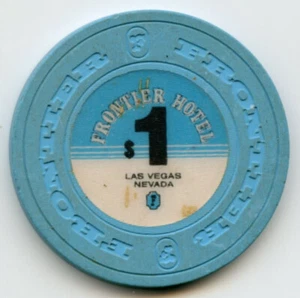 1 $ Chip vom Frontier Hotel in Las Vegas 1988 veraltet - Bild 1 von 2