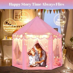 XYHLC-Outdoor Garden Princess Tent For Girls, Large Playhouse Kids Castle Play T - Picture 1 of 7