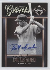 2011 Panini Limited Limited Greats Signatures /12 Carl Yastrzemski #23 Auto HOF