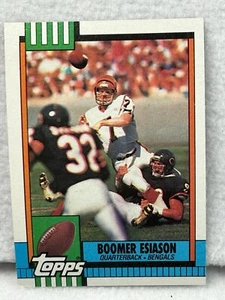 Tarjeta de fútbol americano Boomer Esiason 1990 Topps90 #270 QB Cincinnati Bengals - Imagen 1 de 2