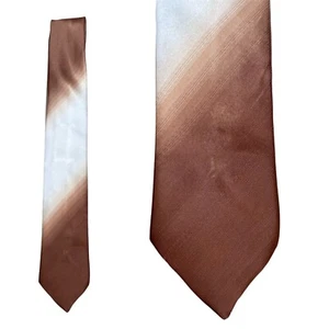 VINTAGE 60s Striped Skinny Tie Men 1960s Necktie Mod Stripy - Picture 1 of 5