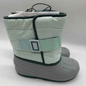 Toddler Dane Winter Boots Mint Green Cat & Jack Youth Size 12 NWT Waterproof - Picture 1 of 8