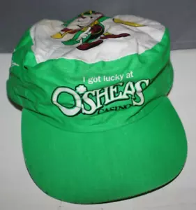 De colección Osheas Casino Snapback Sombrero "Tengo suerte en OSheas" Leprechaun Gráfico - Imagen 1 de 10