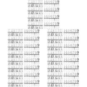 5 Pieces Clock Number Plate Numerals Supplies Replacement Numbers for - Zdjęcie 1 z 12