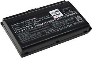Batterie pour ordinateur portable Hasee K660E-I7 D8 14,8 V 5200mAh/77Wh Li-Polymère noir