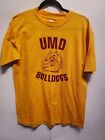 Vtg UMD University Minnesota Duluth Bulldogs NCAA Single Stitch T Shirt Mens XL