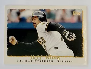 1995 Topps Baseball Card #501 Jeff King - Pittsburgh Pirates - Picture 1 of 2