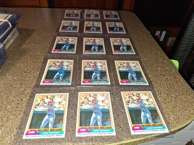 LOT OF 15 1981 TOPPS BB #206 MIKE SCHMIDT - Image 1 of 4