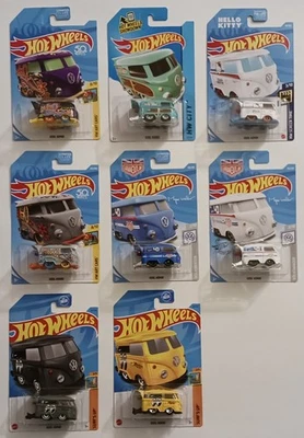 Лот из 8 2014-22 Hot Wheels Kool Kombi Regular Treasure Hunt - Hello Kitty - Изображение 1 из 4