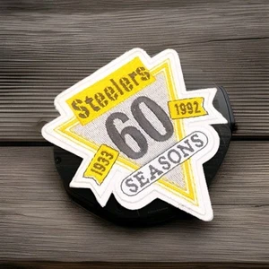 Vintage 1992 NOS New - Pittsburgh Steelers - 60 Seasons Embroidered Patch - Bild 1 von 4