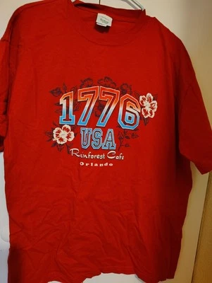 Camiseta Rainforest Café Orlando Florida EE. UU. Talla XL Foto 1 de 4